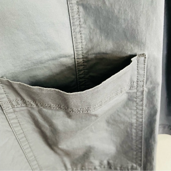 Cato womans Gray Button-Up Jacket XL lightweight utility casual transitional - Picture 5 of 6